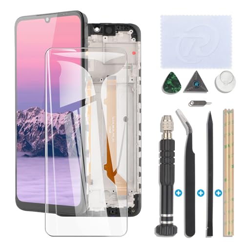 YWLRONG Display für Cricket Icon 6, Ersatz-LCD-Touchscreen, Digitizer für Cricket Icon 6 SL219C mit Werkzeug (mit Rahmen) von YWLRONG
