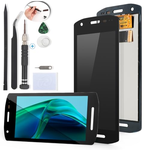YWLRONG Zebra TC21 Bildschirm Ersatz für Zebra TC21, TC210K, TC26 Display Touchscreen Digitizer für PDA-Hand-Barcode-Scanne Montage Ersatz mit Werkzeugen (mit Kamera-Ausschnitt) von YWLRONG