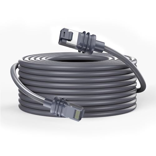 YWNYT Starlink Gen 3 Kabel, 10M/23M/30M/46M Starlink-Kabel für Starlink Gen 3, Ersatz Standard V3 Kabelverlängerung, Wasserdichtes Outdoor Ethernet-Kabel für Starlink Rectangular Satellite V3 (46M) von YWNYT