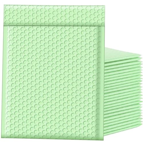 Bubble Mailer 100pcs Bubble Seal Padded Business Envelopes Packaging(Mint Green,18 * 23cm) von YXADGML