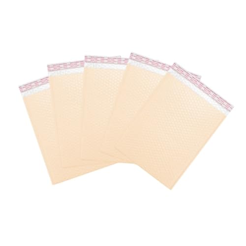 Bubble Mailer 50 Stück Luftpolsterumschläge mit stoßfesten und wasserdichten Eigenschaften for kleine Unternehmen – gepolsterte Umschläge, gefüttert, selbstklebend(Nude Pink,15 * 18cm) von YXADGML