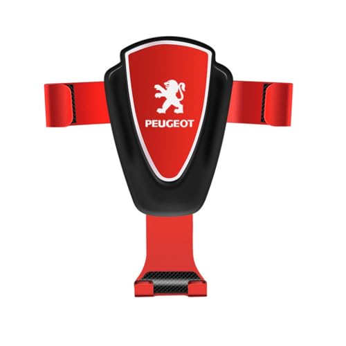 YXCYJ Handyhalterung Auto für Peugeot 308S 2015-2025, Clip-On Navigationshalter Praktisches Autozubehör,B-Red von YXCYJ