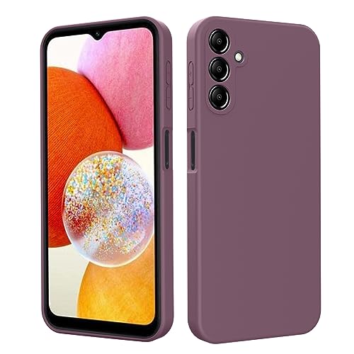 YXKJ - Hülle Kompatibel mit Samsung Galaxy A54 5G, Flüssigsilikon Ultra Dünn mit Microfiber Schutzhülle [Seidige Berührung] [Stoßfest] [Kratzfest] - Gallonenpurpur von YXKJ