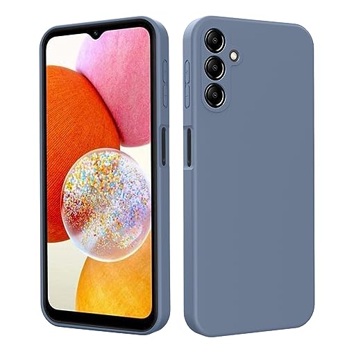 YXKJ - Hülle Kompatibel mit Samsung Galaxy A54 5G, Flüssigsilikon Ultra Dünn mit Microfiber Schutzhülle [Seidige Berührung] [Stoßfest] [Kratzfest] - Grau von YXKJ