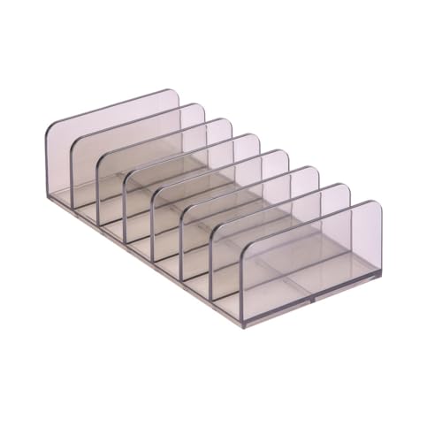 YXQ 2 x Acryl-Geldablage für Rechnungen – 7 Fächer für Geldfächer, 17 x 8,5 x 4 cm, graues Geldfach für Bargeld, Zählen und Aufbewahren YXQ 2 x Acryl-Geldablage für Rechnungen – 7 Fächer für Geldfächer, 17 x 8,5 x 4 cm, graues Geldfach für Bargeld, Zählen und Aufbewahren von YXQ