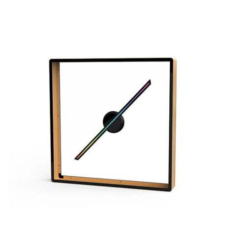 45 cm 17,7 Zoll/50 cm 19,68 Zoll 3D-Fan-Hologramm-Projektor Integrierte Maschine WiFi Led-Schild Holographische Lampe Player Mit Abdeckung Werbedisplay Licht Festival-Werbedisplay(P42 Gold) von YXZKJZJ