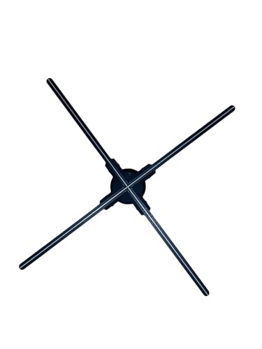 65/80/100CM Hologramm 3D Fan Projektor WiFi Led Zeichen Holographische Player Werbung Display Unterstützung 3D Videos Festival-Werbedisplay(56cm) von YXZKJZJ