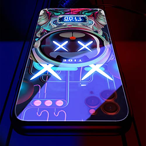 Kompatible iPhone 13 Pro Max Hülle bunt leuchtend gehärtetes Glas Handy-Schutzhülle, LED leuchtende TPU-Stoßstange, stoßfeste Hülle, Schutzlinse, Sprachsteuerung, Anrufblitz, personalisiertes Telefon Kompatible iPhone 13 Pro Max Hülle bunt leuchtend gehärtetes Glas Handy-Schutzhülle, LED leuchtende TPU-Stoßstange, stoßfeste Hülle, Schutzlinse, Sprachsteuerung, Anrufblitz, personalisiertes Telefon von YXuan