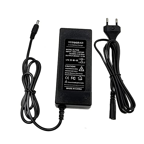 YYHQQBAD 36V 2A Ladegerät Ausgang 42V 2A Ladegerät Eingang 100-240 VAC Lithium Li-Ionen Li-Poly Ladegerät Für 10Series 36V Elektrofahrrad DC5.5 * 2.1MM … YYHQQBAD 36V 2A Ladegerät Ausgang 42V 2A Ladegerät Eingang 100-240 VAC Lithium Li-Ionen Li-Poly Ladegerät Für 10Series 36V Elektrofahrrad DC5.5 * 2.1MM … von YYHQQBAD