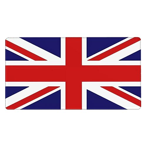 YYHWHJDE Großes Gaming-Mauspad mit UK-Flagge, 40,6 x 74,9 cm: starke Haftung und Haltbarkeit, verdickt und rutschfest von YYHWHJDE