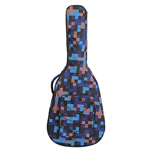 Gitarrentasche 40 41 Zoll Gitarre Tasche Akustik Gitarre Rucksack Guitar Gig bag Guitar Case Wasserdicht Gitarrenhülle Tasche Für Gitarre Rucksack Guitar Bag Gitarren Tasche (blue) von YYJOY