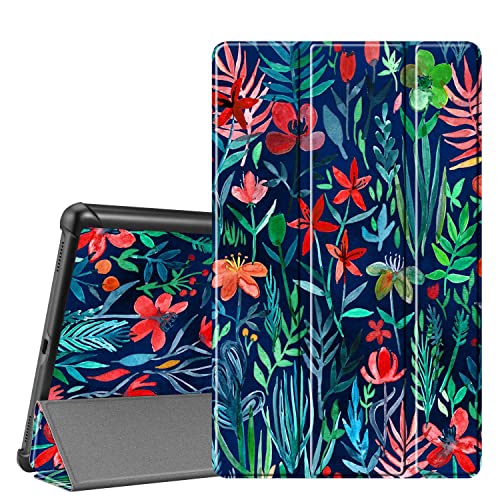 YYSS Hülle für Amazon Kindle Fire HD 8 Tablet (Versionen 2016 2017 2018, 8./7./6. Generation), 8 Zoll, Smart Cover mit Auto Wake/Sleep, Vivid Pattern von YYSS