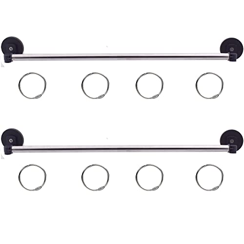 YYST Magnetischer Anker-Diagrammhalter, verstellbar, magnetisch, Datumskartenhalter, Kalenderhalter für Kinder, Basteln, Klassenzimmerkalender, Klassenzimmer-Dekoration, mit O-Ringen (schwarz – 2) von YYST