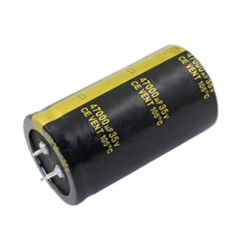 Elektronische Geräte 1 Stück Elektrolytkondensator 35 V 47000 UF 35 * 60 MM 35 V 47000 UF for Audio-HiFi-Verstärker Hochfrequenzlautsprecher mit niedrigem ESR von YYVFLAUX
