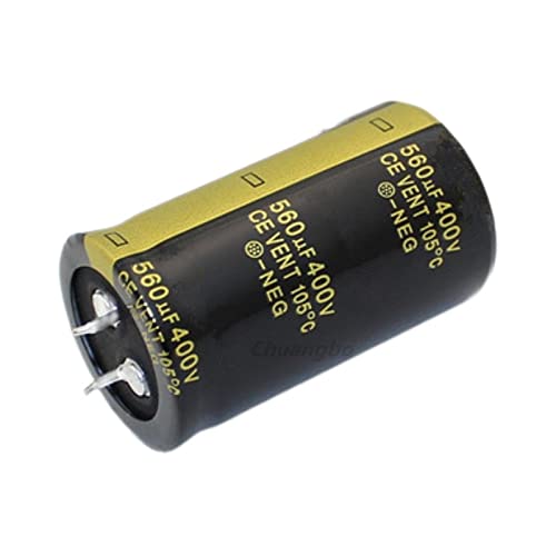 Elektronische Geräte 2 Stück Audio-Elektrolytkondensator 400 V 560 UF 35 * 50 MM for Audio-HiFi-Verstärker Hochfrequenz-Low-ESR-Lautsprecher von YYVFLAUX