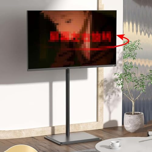 Boden-TV-Ständer für 32-65 Zoll Fernseher, 45° Links- und Rechtsdrehung, TV-Halterung mit Kabelbindern, TV-Halterung Ständer für Schlafzimmer, Wohnzimmer Boden-TV-Ständer für 32-65 Zoll Fernseher, 45° Links- und Rechtsdrehung, TV-Halterung mit Kabelbindern, TV-Halterung Ständer für Schlafzimmer, Wohnzimmer von YYWTXC