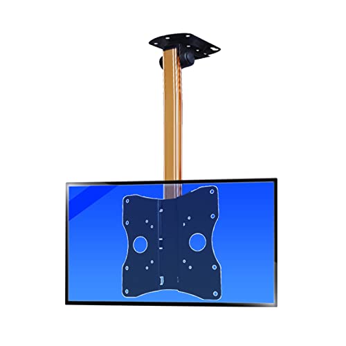 Decken-TV-Halterung, 0-90° herunterklappbare TV-/Monitorhalterung, passend für 14-32/24-43-Zoll-TV-Flachbildschirme, verstellbare Höhe, mit Belastung von 20 kg (Größe : 14-32 Zoll) (14) von YYWTXC