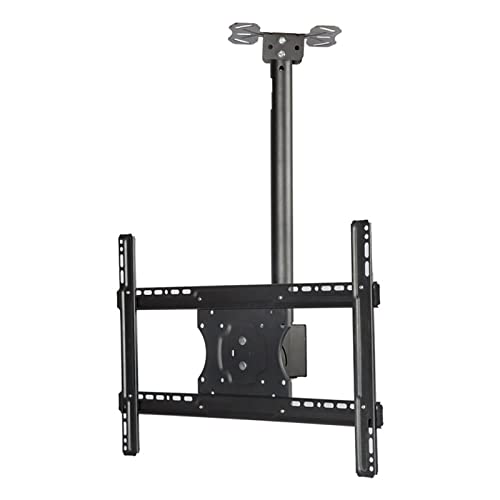 Decken-TV-Halterung, höhenverstellbar, passend für die meisten 81,3 - 165 cm (32 - 65 Zoll) Fernseher, höhenverstellbar, neig- und schwenkbar (Größe: 3 m) (1 m) von YYWTXC
