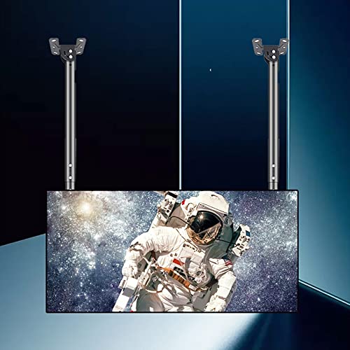 Höhenverstellbare TV-Deckenhalterung, hängende TV-Halterung, passend für die meisten 55-86-Zoll-Fernseher, Höhenverlängerung bis zu 150 cm Höhenverstellbare TV-Deckenhalterung, hängende TV-Halterung, passend für die meisten 55-86-Zoll-Fernseher, Höhenverlängerung bis zu 150 cm von YYWTXC