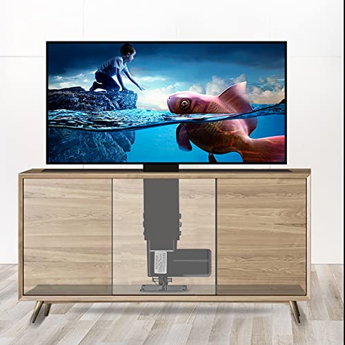 Motorisierter TV-Heber, motorisierte TV-Halterung für 14 bis 32 Zoll Bildschirme, höhenverstellbar, mit kabelloser Fernbedienung, Hubhub 50/60/70/80 cm (Größe: 55-60 Zoll) (OneColor 55) von YYWTXC