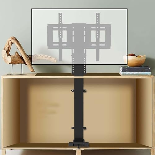 Motorisierter TV-Heber, motorisierte TV-Halterung mit Fernbedienung und Speichereinstellung, für große Bildschirme von 26–55 Zoll (26–55 Zoll), 25 mm/s steigende Geschwindigkeit von YYWTXC