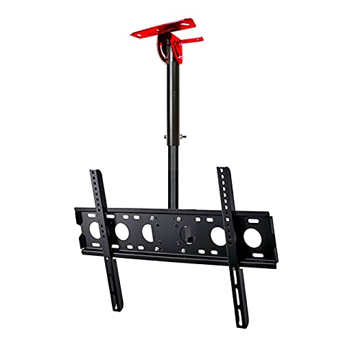 TV-Wandhalterung, Decken-TV-Halterung, 360° drehbar, neigbar, schwenkbar, passend für die meisten 81,3 - 177,8 cm (32 - 70 Zoll) Fernseher, max. 600 x 400 mm (Größe: 1,1–1,8 m) (0,7) von YYWTXC