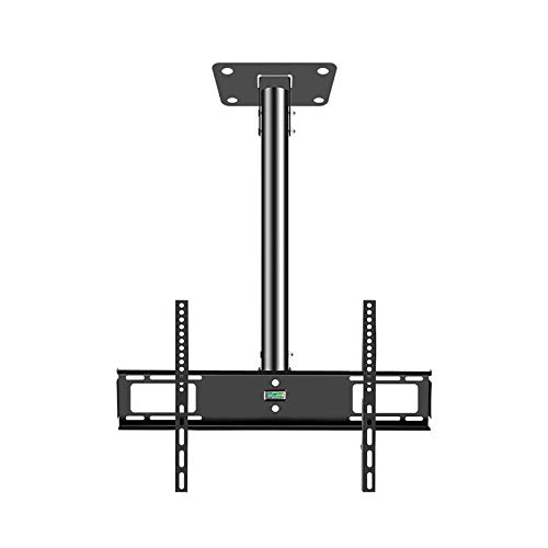 TV-Wandhalterung, TV-Halterung für 66 - 127 cm (26 - 127 Zoll) flache TV-Deckenhalterung, 400 x 400 mm, TV-Deckenhalterung, TV-zu-Decke ist 1000 mm bis 3000 mm, neigbar/schwenkbar (Größe: 3 m) (1 m) von YYWTXC