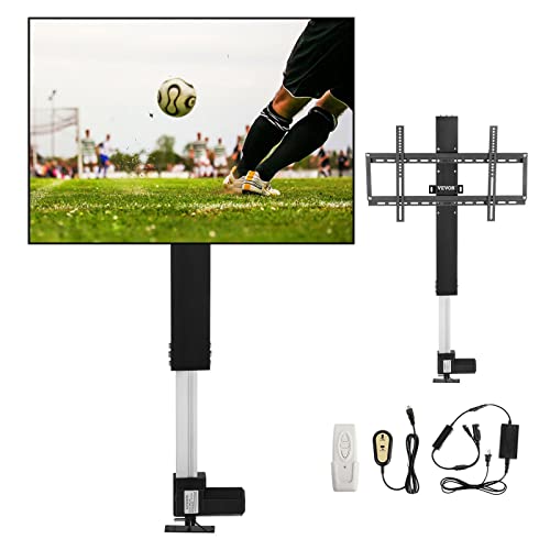 TV-Wandhalterung, elektrischer TV-Heber, kann im Schrank versteckt werden, passend für die meisten 71,1-81,3 cm (28-32 Zoll) Fernseher, mit Traglast 59,9 kg, max. 400 x 400 mm, Schrank/Theke/Gewerbe von YYWTXC