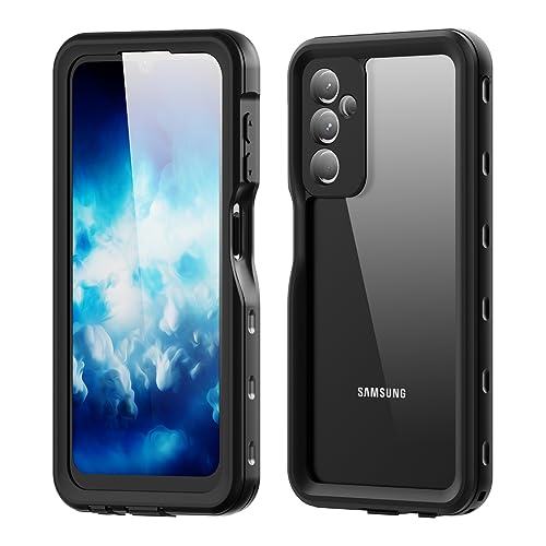 wasserdichte Schutzhülle für Samsung Galaxy A25, IP68 wasserdicht, Zertifiziert, stoßfest, staubdicht, schneefest, vollständiger Schutz, vollständig versiegelte Unterwasserabdeckung für Galaxy A25 wasserdichte Schutzhülle für Samsung Galaxy A25, IP68 wasserdicht, Zertifiziert, stoßfest, staubdicht, schneefest, vollständiger Schutz, vollständig versiegelte Unterwasserabdeckung für Galaxy A25 von YZBYFON