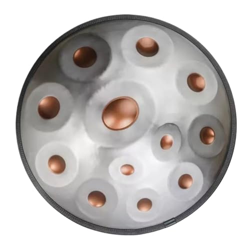 432/440 Hz Handpan-Trommel 14/12/10/9 Noten 22 Zoll Meditationsinstrument Zungentrommel Geschenk Yoga Nitrieren Edelstahl für Musikheilung(440hz 12notes) von YZDKR