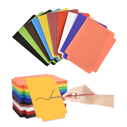 YZROHYI 100 Stück Kartentrenner 10 Farbe,Kartenteiler Sammelkarten,Magic The Gathering Kartentrenner Kunststoff,Card Divider,Trennkarten Bunt,Mehrfarbige Karten-Seitenteiler für Spiele-7 x 9.5 cm YZROHYI 100 Stück Kartentrenner 10 Farbe,Kartenteiler Sammelkarten,Magic The Gathering Kartentrenner Kunststoff,Card Divider,Trennkarten Bunt,Mehrfarbige Karten-Seitenteiler für Spiele-7 x 9.5 cm von YZROHYI