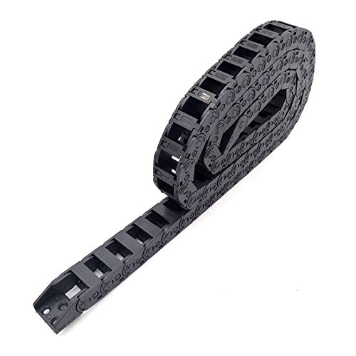 Schleppkette,Energiekette 1 Meter 10x15mm Drahtträgerkabelschleppkettenbrücke Außenöffnung für CNC-Router-Werkzeugmaschinenübertragung(R18) von YZWHKJ