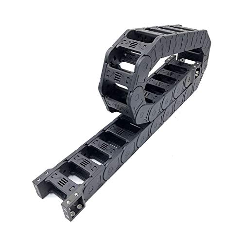 Schleppkette,Energiekette 1 Meter 20x50mm Getriebeschlepperträger Kabelkettenscheibe für CNC-Router-Bridge-Typ auf beiden Seiten offen(75mm) von YZWHKJ