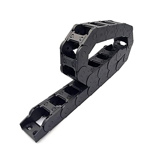 Schleppkette,Energiekette 25x38mm 1 meter 100 cm kunststoffschleuderkette drahtträgerkabelübertragung Schieberegler Bridge auf beiden Seiten offen(R150) von YZWHKJ