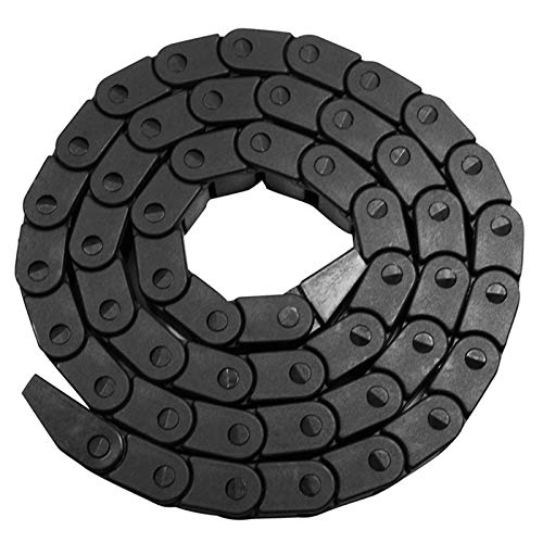 Schleppkette,Energiekette 7 x 15mm 7 * 15mm 7x7 10 x 20 30 40 mm L1000mm Kabelschleppkette Drahtträger mit Endanschlüssen für CNC-Router-Werkzeugmaschinen(10X20 mm) von YZWHKJ