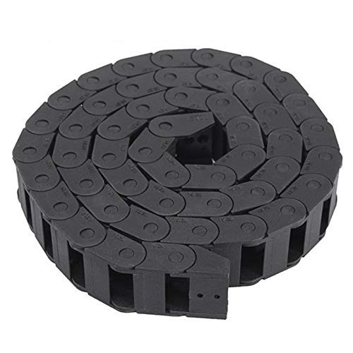 Schleppkette,Energiekette 7x7 10x10 10x20mm Nylon Schleppzeile Ziehkette 1m Wire-Träger-Bearbeitungszubehör für CNC-Router-Werkzeugmaschinen(7x7 mm) von YZWHKJ