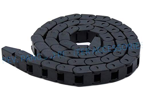 Schleppkette,Energiekette Getriebeketten Innengröße 10x15mm 1m Nicht-Snap-Open-Kunststoff-Schleppkabel-Schleppkette(10x15 mm) von YZWHKJ