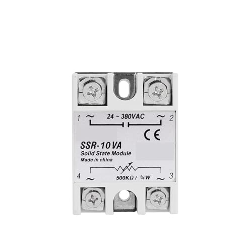 SSR 10VA 25VA 40VA Halbleiterrelais Spannungsregler 24-380V AC Ausgang mit Potentiometer 10A 25A 40A(25VAaddPotentiometer) von YZZMY
