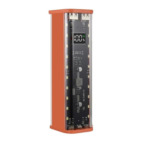 Yabauuop Mobile Ladekoffer Kein Schweißen, Keine Schweißantriebsschale,22.5W Batteries Case Storage Box | Transparent leichte 2 USB -Anschlüsse Mobiltelefon Powerbank -Hülle Yabauuop Mobile Ladekoffer Kein Schweißen, Keine Schweißantriebsschale,22.5W Batteries Case Storage Box | Transparent leichte 2 USB -Anschlüsse Mobiltelefon Powerbank -Hülle von Yabauuop