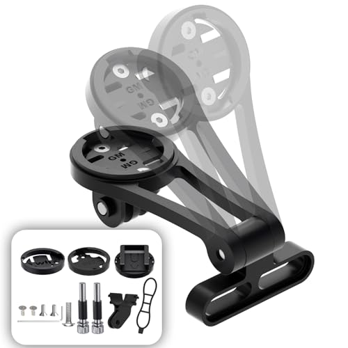 Vordere Halterung für Garmin, Garmin Out-Fahrradhalterung passend für bis zu 32 mm Mittelschaftschrauben, sichere Befestigung von Garmin, Wahoo, Bryton, Cateye Bike GPS, GoPro Full Range, Horn und Vordere Halterung für Garmin, Garmin Out-Fahrradhalterung passend für bis zu 32 mm Mittelschaftschrauben, sichere Befestigung von Garmin, Wahoo, Bryton, Cateye Bike GPS, GoPro Full Range, Horn und von YaderJove