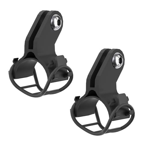 YaderJove Fahrradlicht-Halterung, 2 Stück, Fahrrad-Taschenlampen-Halterung, erweitertes Zubehör, kompatibel mit Action-Kamera, Montageschnittstelle zur Befestigung von Fahrradlicht, Taschenlampe, YaderJove Fahrradlicht-Halterung, 2 Stück, Fahrrad-Taschenlampen-Halterung, erweitertes Zubehör, kompatibel mit Action-Kamera, Montageschnittstelle zur Befestigung von Fahrradlicht, Taschenlampe, von YaderJove