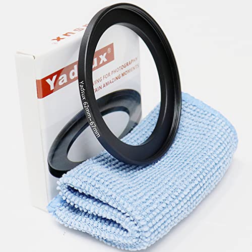 62 mm auf 67 mm Step-Up-Ring, für Kameraobjektive und Filter, Metallfilter, Step-Up-Ringadapter, der Anschluss 62 mm Objektiv auf 67 mm Filterobjektiv-Zubehör 62 mm auf 67 mm Step-Up-Ring, für Kameraobjektive und Filter, Metallfilter, Step-Up-Ringadapter, der Anschluss 62 mm Objektiv auf 67 mm Filterobjektiv-Zubehör von Yadsux