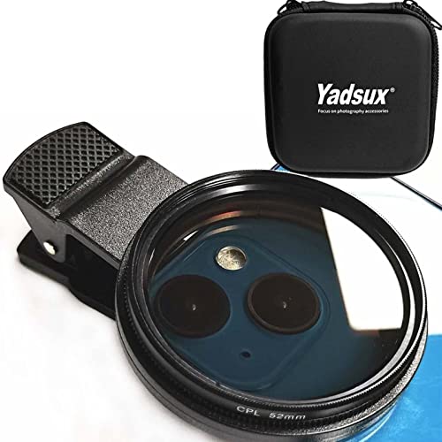 CPL-Filter, 52 mm, CPL-Filter für iPhone16, 15, 14, 13, 12, 11, Samsung BLU, Motorola, Xiaomi und andere Smartphones CPL-Filter, 52 mm, CPL-Filter für iPhone16, 15, 14, 13, 12, 11, Samsung BLU, Motorola, Xiaomi und andere Smartphones von Yadsux