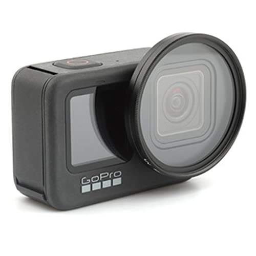 CPL Polarisationsfilter für GoPro Hero 11/10/9. Mit dem Filteradapter können Sie auch alle 52 mm Kameraobjektivfilter auf GoPro 11/10/9 verwenden von Yadsux