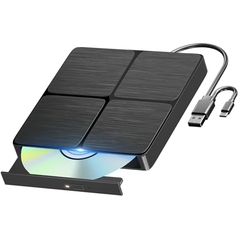 Yaeonku Externes Blu Ray CD DVD Laufwerk, USB 3.0 Typ-C 3D Bluray CD DVD BD Brenner Player Schlankes Bluray DVD Laufwerk für MacBook Laptop Desktop PC Laptop Kompatibel mit Mac OS Windows XP/7/8/10/11 Yaeonku Externes Blu Ray CD DVD Laufwerk, USB 3.0 Typ-C 3D Bluray CD DVD BD Brenner Player Schlankes Bluray DVD Laufwerk für MacBook Laptop Desktop PC Laptop Kompatibel mit Mac OS Windows XP/7/8/10/11 von Yaeonku