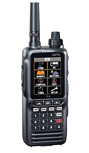 Yaesu FTA850L Tragbares UKW-Funkgerät für die Luftfahrt 118.000–136.992 MHz, 66 Kanäle, 2200 mAh, IPX5 von Yaesu