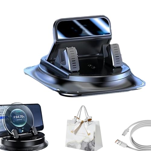 Deloyye Handy Halterung, Intelligente Ki-Erkennung, Multifunktionaler Handyhalter, Starke Adsorption, Hochtemperaturbeständig Und Wasserdicht,Fürs Armaturenbrett Im Auto (B) von Yagerod