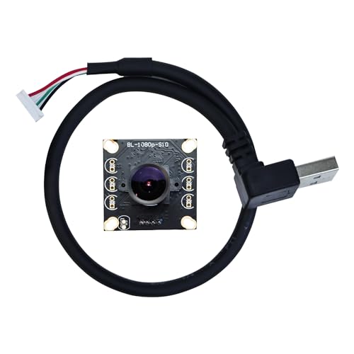 Yahboom 2MP Camera Module Jetson Raspberry Pi 5 4B 3B+ 148°Wide Angle Module Adjustable Focus 1080p USB HD Web Cam for Raspberry Pi/Jetson Orin/Horizon USB Driver-Free 40cm Cable(200W-1080P-148°) von Yahboom