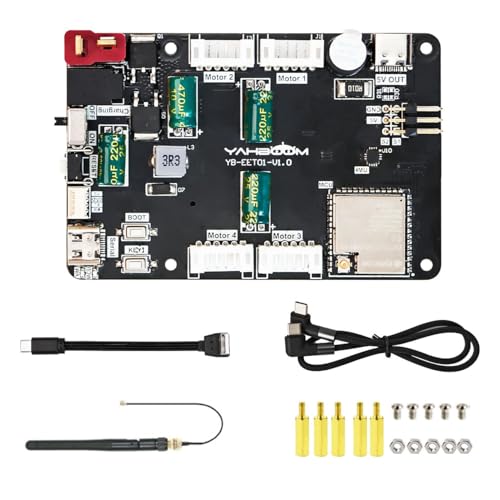Yahboom Microros Driver Board ESP32 Development Board Supports Raspberry Pi 5/4B/Jetson Nano/Orin Nano/ROS WiFi Control, with ROS1/ROS2, 310 Motor, PWM Servo Controller, Electronic kit DIY von Yahboom