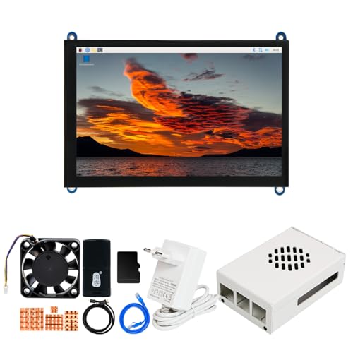 Yahboom Pi 5 HD 10.1-inch Display Pi5 Case (with Fan), PD Power Adapter Heat Sink for Robot AI Artificial Intelligence(Without Pi5 10 in Screen Kit) von Yahboom